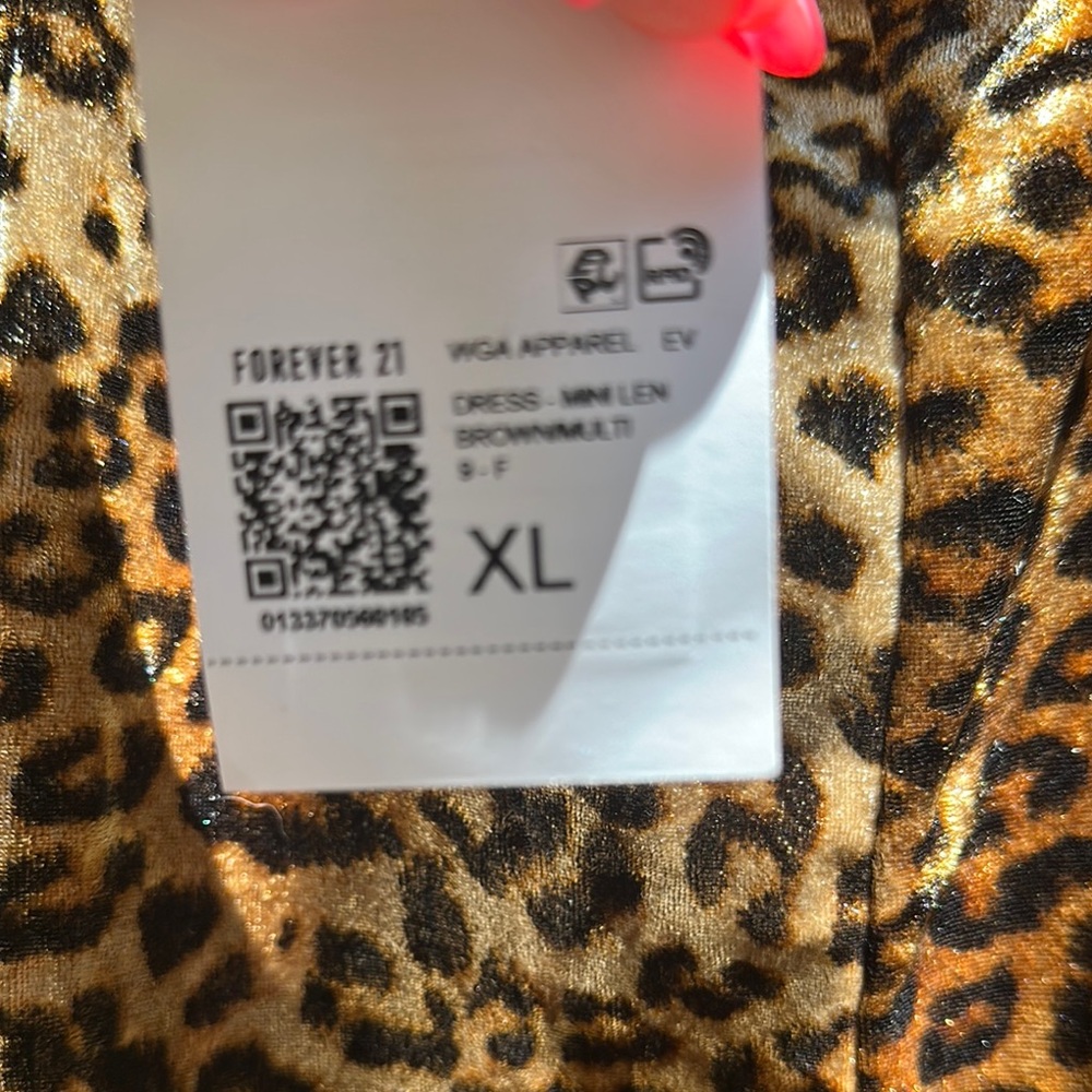 Forever 21 Leopard Print Mini Dress - Picture 5 of 5